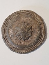 Iron Age Lead & Alloy Brooch Pin Badge Historical Artifact 