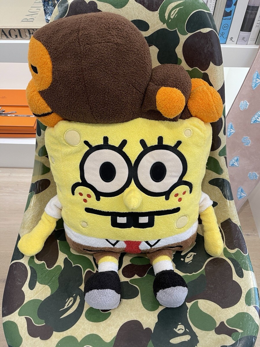 babymilo ×スポンジボブ　ぬいぐるみ a bathing ape A Bathing Ape BAPE Spongebob x Nickelodeon Baby Milo Plush