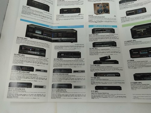 Vintage Pioneer Audio/Video Lineup 1985 Brochure Pamphlet Booklet - Picture 4 of 12