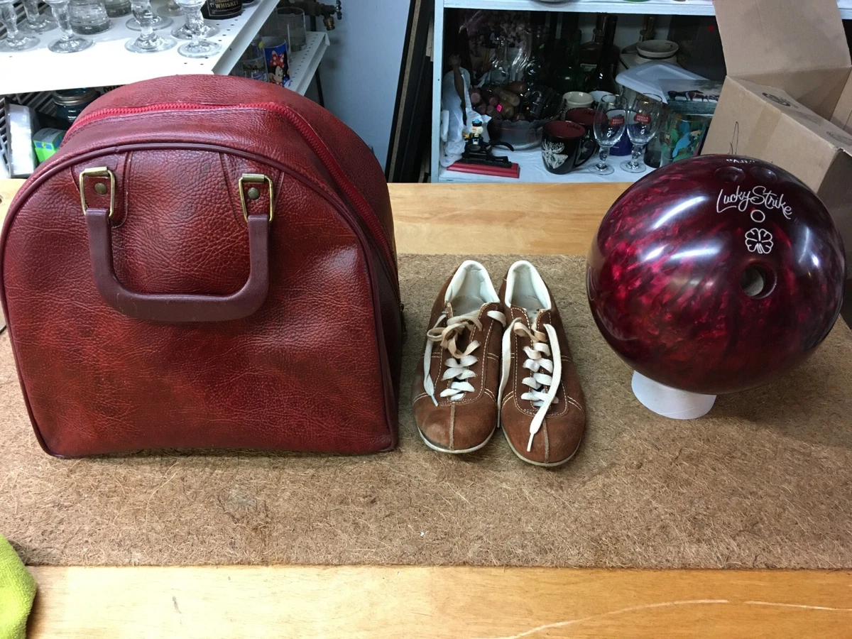 Buy the Vintage Bowling Ball, Shoes & Bag