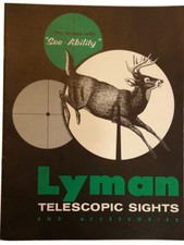 Catálogo de miras telescópicas y accesorios Lyman años 70