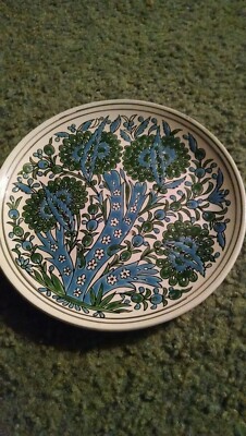 hand made plate from greece