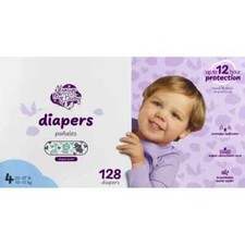 Always My Baby Diapers, Size 4 22-37 lb 128 Diapers In The Box