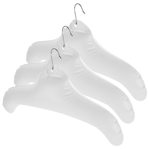 3pcs Clothes Hangers Clamp Type Hanger Camping Hanger Inflatable Coat Hanger - Picture 2 of 12