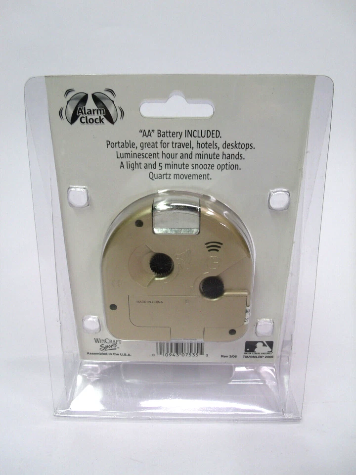 New in original package MLB San Diego Padres Mini Alarm Clock - Image 3 of 4