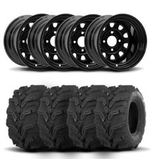 Itp Delta Steel 14 Wheels And Mud Lite Xtr Tires 27x11-14