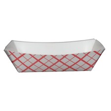 Southland Kraft Board Food Tray Red White .25 lb. 5" L x 3.7" W | 1000/Case