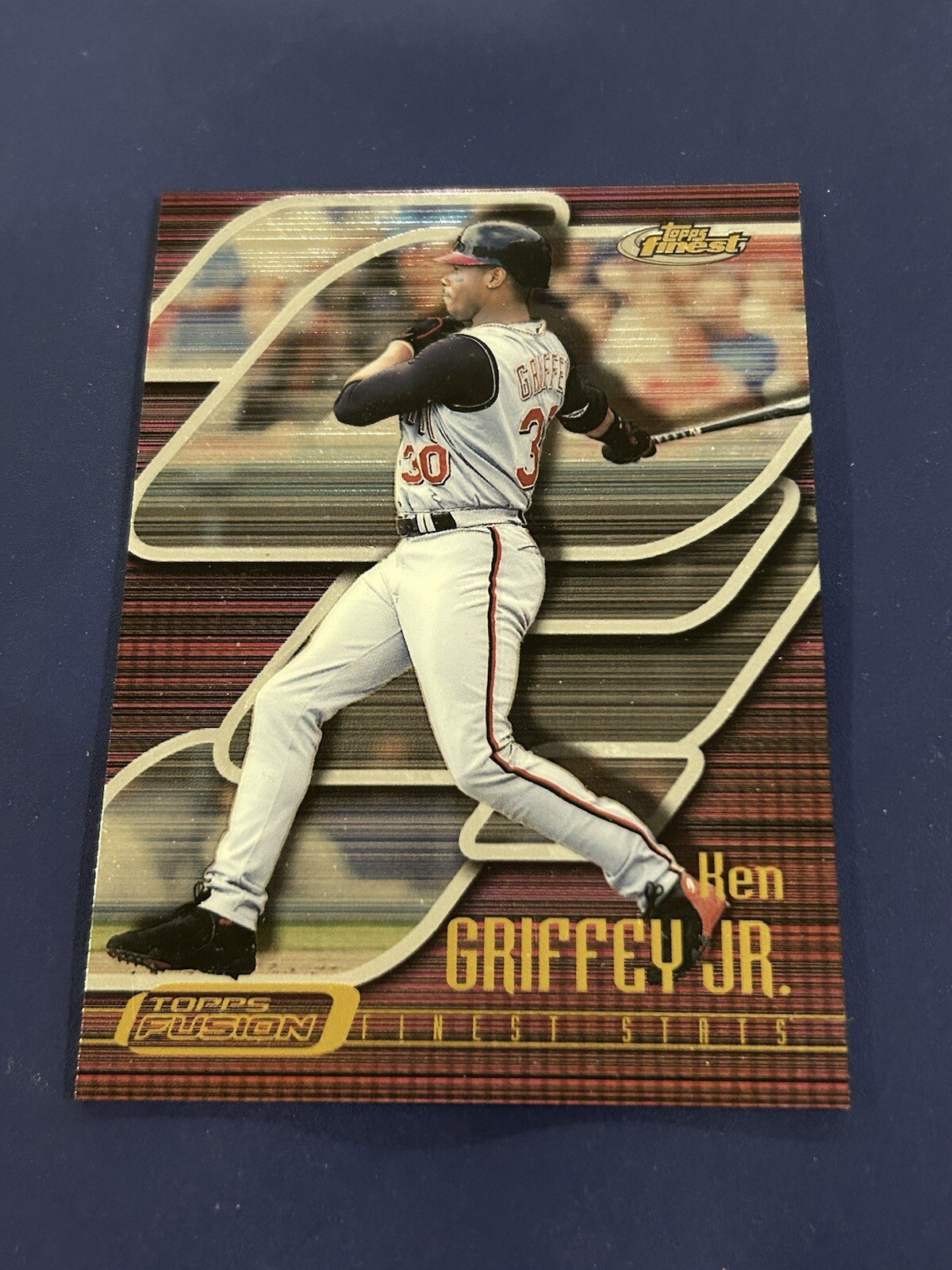 2001 Ken Griffey Jr. Topps Finest TOPPS FUSION FINEST STATS #142