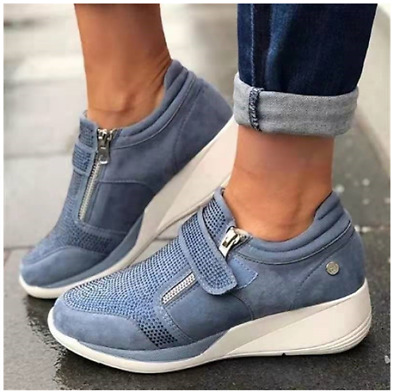 Comfy Elegant Orthopedic & Extremely Soft Shoes Women Slip On Trainers Sneakers Pumps Ladies Breathable Comfy Loafers 