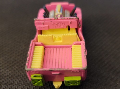 Vintage Matchbox Superfast Pink No 2 Jeep Hot Rod 1971 Diecast Car - Picture 3 of 3