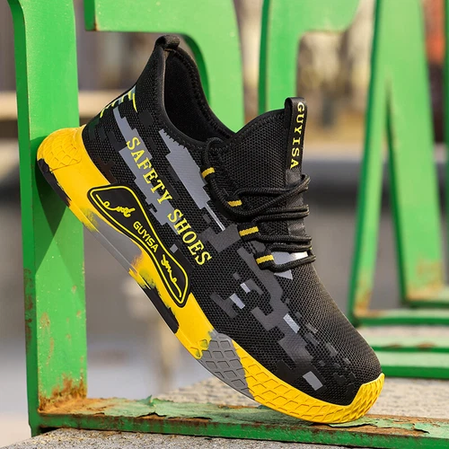 Leicht Sicherheitsschuhe Herren Stahlkappe Arbeitsschuhe Baustelle Schutzschuhe - Bild 5 von 42