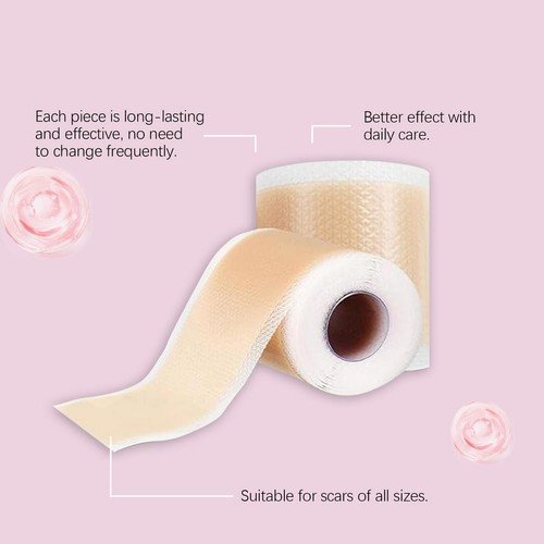 1 Roll Collagen Scar Tape For All Body , Silicone Scar Sheets For Face Wrinkles - Bild 12 von 13