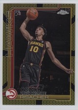2025-26 Topps Chrome Yellow Basketball Refractor 94/275 Zaccharie Risacher #2