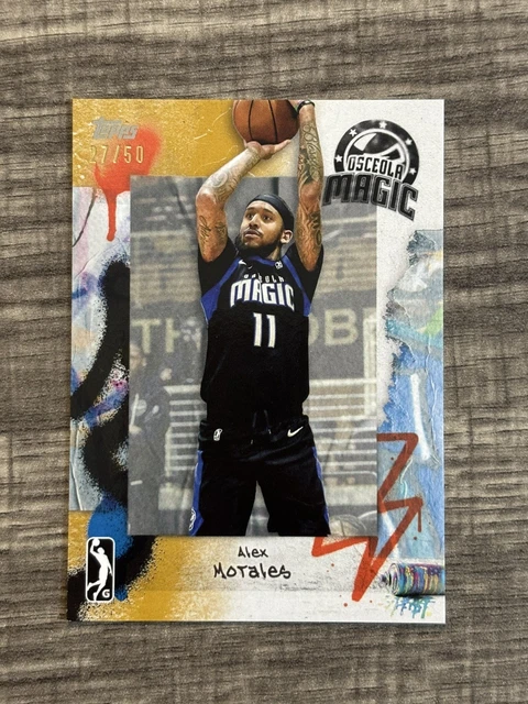 2024-25 Topps G-League Alex Morales Gold /50