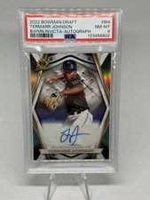 2022 Bowman Invicta - Termarr Johnson - #BI-4 /99 Autographed PSA NM-MT 8