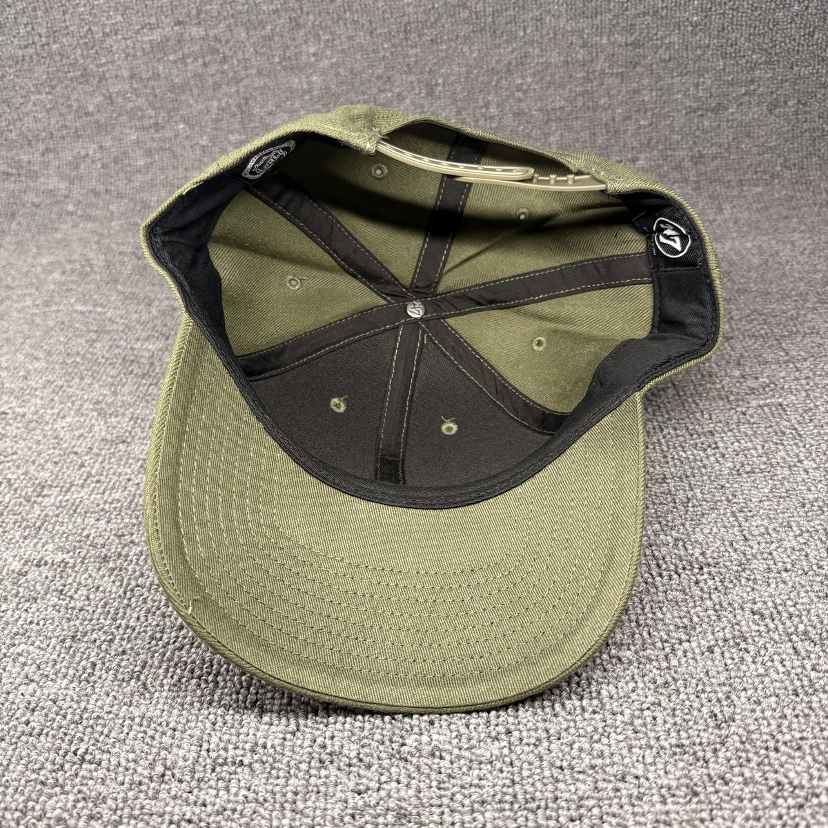 Edmonton Oilers '47 Brand MVP Snapback Hat Olive Green NHL Adjustable Cap NEW