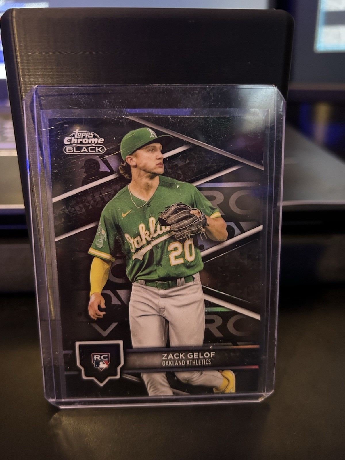 2024 Topps Chrome Black - Rookie Design Variation Refractor #40 Zack Gelof (RC)