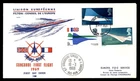 Mayfairstamps Great Britain FDC 1969 Concorde Plane Combo First Concorde Flight