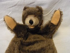 Bear Steiff Hand Puppet Stuffed Animal Vintage German T