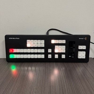 USED Blackmagic Design ATEM Micro Live Stream Switcher Panel BMD-SWPANELAA1ME10