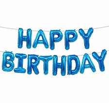 Birthday Balloon Banner 16" Letter Balloons Party Decoration Photo Backdrop