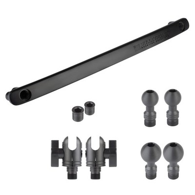 Bulletpoint Mounting Solutions Metal Grab Bar Insert Replacement with 2 Black 