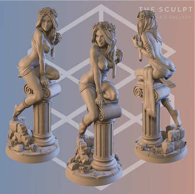 Aphrodite 1/8 1/6 1/4 1/3 1/2 3D Print Model Kit Unpainted Unassembled 001