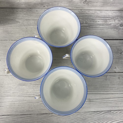 Colclough Vintage White Bone China Blue And Pink Floral 17 Piece Tea Set PK - Picture 3 of 24