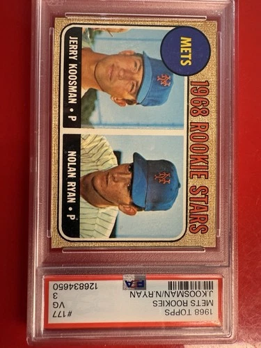 1968 Topps - 1968 Rookie Stars Nolan Ryan, Jerry Koosman #177 (RC)