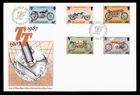 DR WHO 1987 GB ISLE OF MAN FDC MOTORCYCLE COMBO w31088