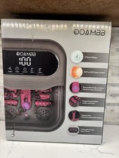 Heated Foot Spa Massager Collapsible Bubble Foot Bath Pedicure Spa