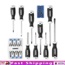 39 Piece Screwdriver Set W/ Comfort Grip Soft Handles & Quick Tip Identifiers US