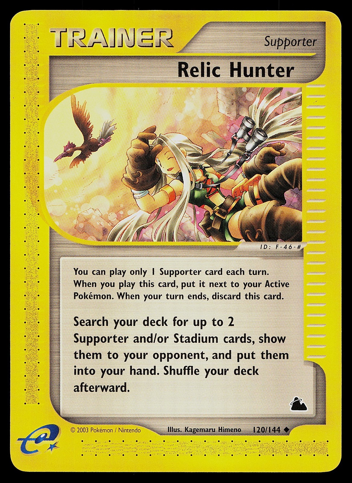 Pokemon Card - Relic Hunter Skyridge 120/144 Non Holo