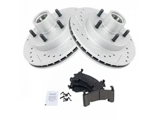 Front Brake Pad and Rotor Kit For 1991 GMC S15 Jimmy RWD DG593WD