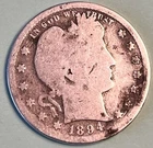 1894-S Barber Quarter - Free Shipping