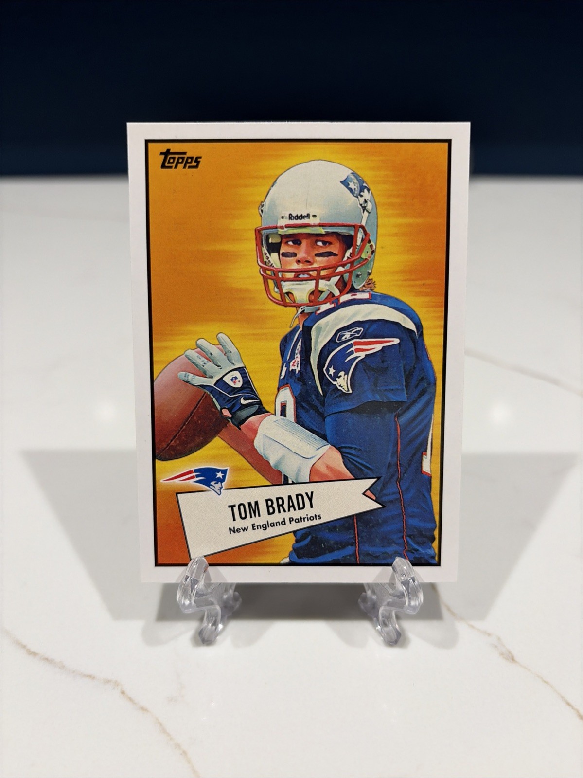 Tom Brady #52B-43 Football Cards 2010 Topps 1952 Bowman trading card — raw and PSA graded price guide