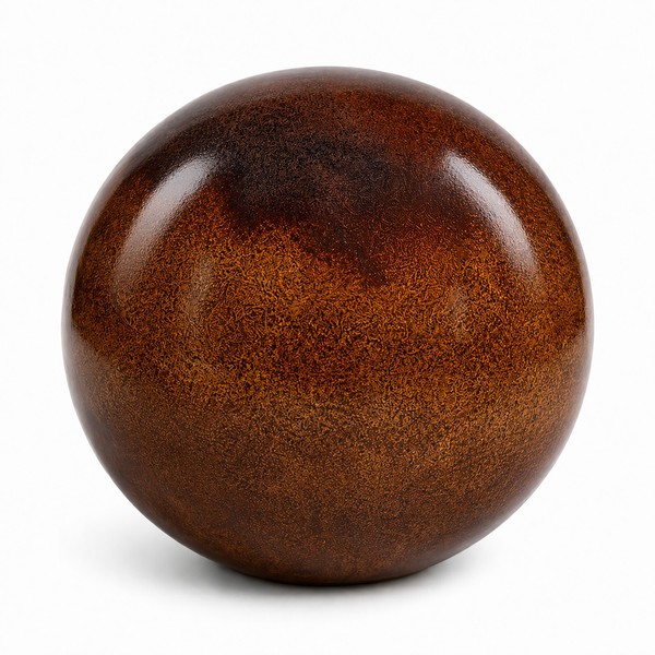 Kerazo Keramik Gartenkugel, Deko-Kugel, FüR Outdoor Ø30Cm, Braun, Frostfest-image