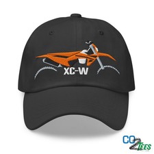 KTM XC-W Motocross Dirt Bike Embroidered Baseball Cap