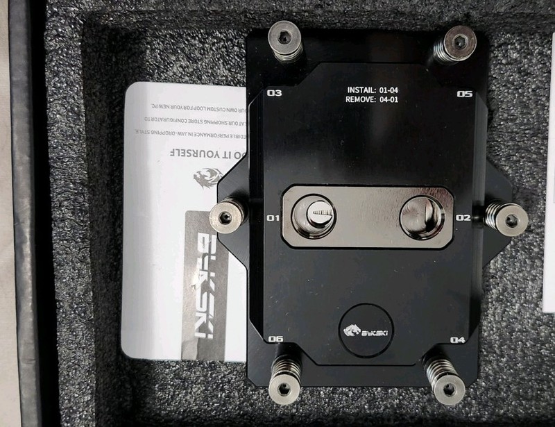 Bykski CPU-SP5-SR CPU Server Water Block For AMD EPYC (Socket SP5/LGA 6096)