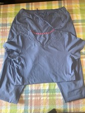 Scrub Set, Heart Soul Medical Bottoms Lg. Petite, Top Medium Light Blue NY