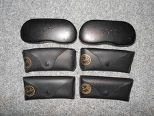 6 GENUINE RAY BAN SUNGLASSES SOFT  HARD CASES ONLY             B5
