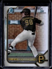 2022 Bowman Draft #BDC-154 Jack Brannigan Chrome Refractor