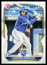 2023 Bowman Prospects Lizandro Rodriguez #BP-47 Kansas City Royals