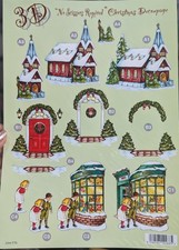 Christmas Fun A4 Die Cut 3D Decoupage Line 510