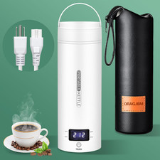 Travel Electric Kettle Portable Small Mini Tea Coffee Kettle Water Boiler, Water