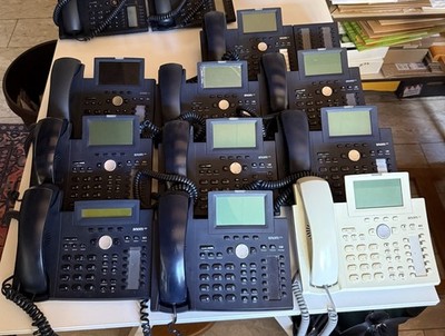 10 Stück Snom VoIP Desktop Büro Telefon IP Telefon / 370 / 320 / iO