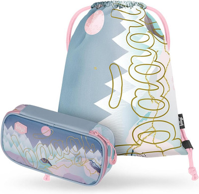 Baagl Federmäppchen Und Turnbeutel Set 2-Teilig Für Mädchen, Schule Mäppchen & S