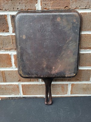 Wagner Ware Sidney -O- Bacon & Egg Breakfast Skillet #1101E Cast Iron Griddle