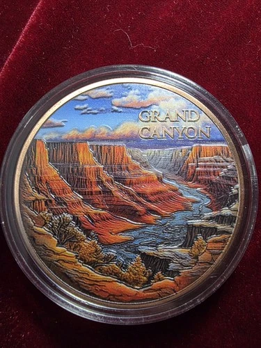 Grand Canyon Natural Wonders 5 oz .999 Copper Round – Colorized BU
