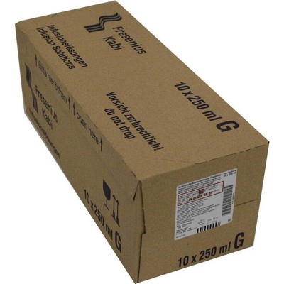 Kochsalzlösung 0,9% Glasflasche Fresenius · 10X250 ml · PZN 00809049 82995